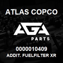 0000010409 Atlas Copco ADDIT. FUELFILTER XRXS-XRVS | AGA Parts