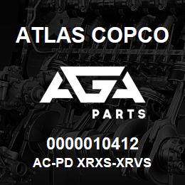 0000010412 Atlas Copco AC-PD XRXS-XRVS | AGA Parts