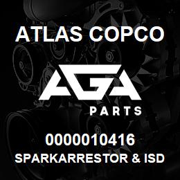 0000010416 Atlas Copco SPARKARRESTOR & ISD XRXS-XRVS | AGA Parts