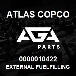 0000010422 Atlas Copco EXTERNAL FUELFILLING XRXS-XRVS | AGA Parts