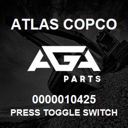 0000010425 Atlas Copco PRESS TOGGLE SWITCH FX XRXS-XR | AGA Parts