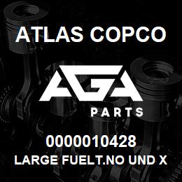 0000010428 Atlas Copco LARGE FUELT.NO UND XRXS-XRVS | AGA Parts