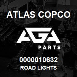 0000010632 Atlas Copco ROAD LIGHTS | AGA Parts