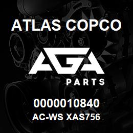 0000010840 Atlas Copco AC-WS XAS756 | AGA Parts
