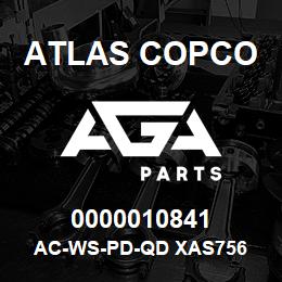 0000010841 Atlas Copco AC-WS-PD-QD XAS756 | AGA Parts