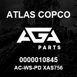 0000010845 Atlas Copco AC-WS-PD XAS756 | AGA Parts