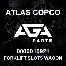 0000010921 Atlas Copco FORKLIFT SLOTS WAGON | AGA Parts