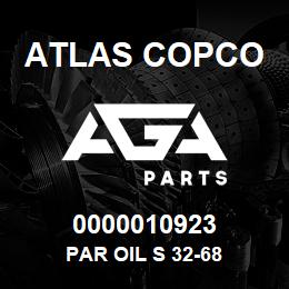 0000010923 Atlas Copco PAR OIL S 32-68 | AGA Parts