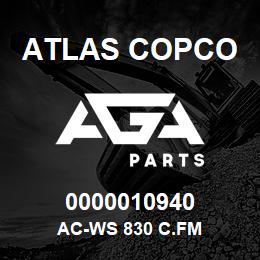 0000010940 Atlas Copco AC-WS 830 C.FM | AGA Parts