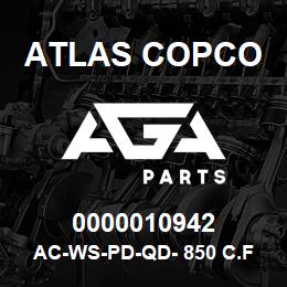 0000010942 Atlas Copco AC-WS-PD-QD- 850 C.FM | AGA Parts