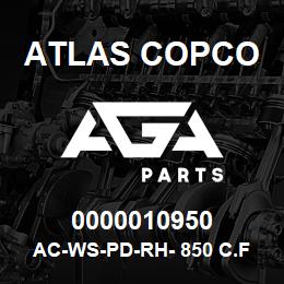 0000010950 Atlas Copco AC-WS-PD-RH- 850 C.FM | AGA Parts
