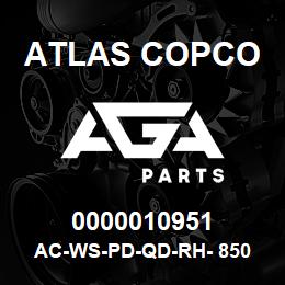 0000010951 Atlas Copco AC-WS-PD-QD-RH- 850 C.FM | AGA Parts