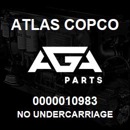 0000010983 Atlas Copco NO UNDERCARRIAGE | AGA Parts