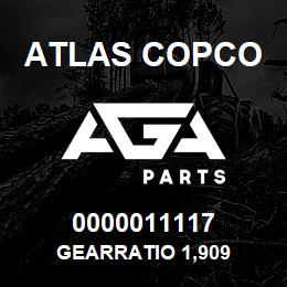 0000011117 Atlas Copco GEARRATIO 1,909 | AGA Parts