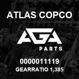 0000011119 Atlas Copco GEARRATIO 1,385 | AGA Parts