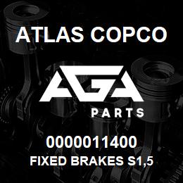 0000011400 Atlas Copco FIXED BRAKES S1,5 | AGA Parts