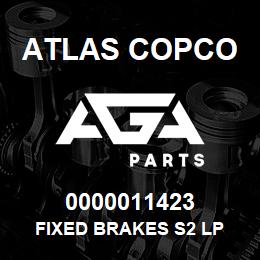 0000011423 Atlas Copco FIXED BRAKES S2 LP | AGA Parts