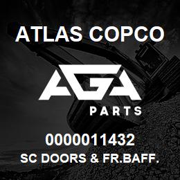 0000011432 Atlas Copco SC DOORS & FR.BAFF. S1,5-2LP | AGA Parts