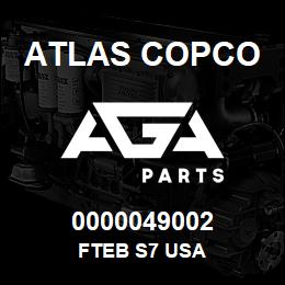 0000049002 Atlas Copco FTEB S7 USA | AGA Parts