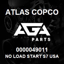 0000049011 Atlas Copco NO LOAD START S7 USA | AGA Parts