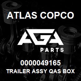 0000049165 Atlas Copco TRAILER ASSY QAS BOX 6 HB | AGA Parts