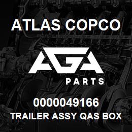 0000049166 Atlas Copco TRAILER ASSY QAS BOX A EB | AGA Parts