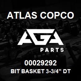 00029292 Atlas Copco BIT BASKET 3-3/4" DTH BITS | AGA Parts