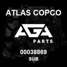 00038869 Atlas Copco SUB | AGA Parts