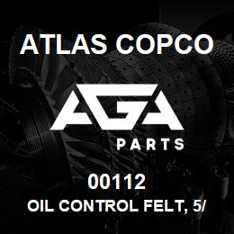 00112 Atlas Copco OIL CONTROL FELT, 5/16" DIA | AGA Parts