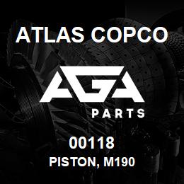 00118 Atlas Copco PISTON, M190 | AGA Parts