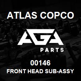 00146 Atlas Copco FRONT HEAD SUB-ASSY 1-1/8" HX | AGA Parts
