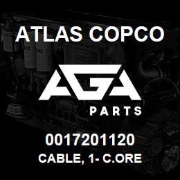0017201120 Atlas Copco CABLE, 1- C.ORE | AGA Parts