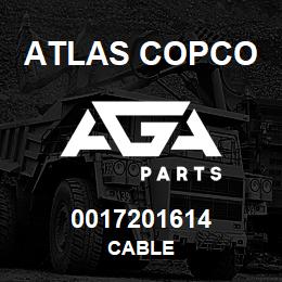 0017201614 Atlas Copco CABLE | AGA Parts