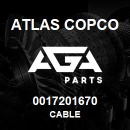 0017201670 Atlas Copco CABLE | AGA Parts