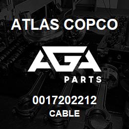 0017202212 Atlas Copco CABLE | AGA Parts