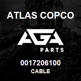 0017206100 Atlas Copco CABLE | AGA Parts
