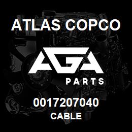 0017207040 Atlas Copco CABLE | AGA Parts