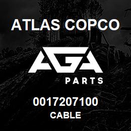 0017207100 Atlas Copco CABLE | AGA Parts