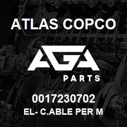 0017230702 Atlas Copco EL- C.ABLE PER M | AGA Parts