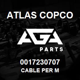 0017230707 Atlas Copco CABLE PER M | AGA Parts