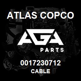 0017230712 Atlas Copco CABLE | AGA Parts
