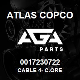 0017230722 Atlas Copco CABLE 4- C.ORE | AGA Parts