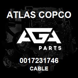 0017231746 Atlas Copco CABLE | AGA Parts