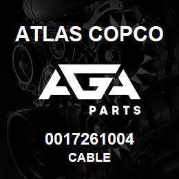 0017261004 Atlas Copco CABLE | AGA Parts