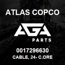 0017296630 Atlas Copco CABLE, 24- C.ORE | AGA Parts