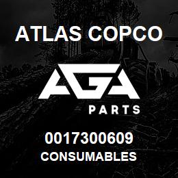 0017300609 Atlas Copco CONSUMABLES | AGA Parts