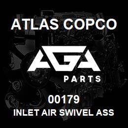 00179 Atlas Copco INLET AIR SWIVEL ASSY, M160 | AGA Parts