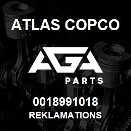 0018991018 Atlas Copco REKLAMATIONS | AGA Parts