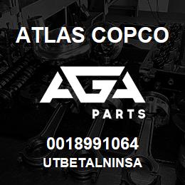 0018991064 Atlas Copco UTBETALNINSA | AGA Parts