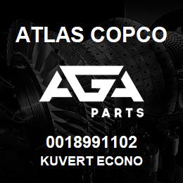 0018991102 Atlas Copco KUVERT ECONO | AGA Parts